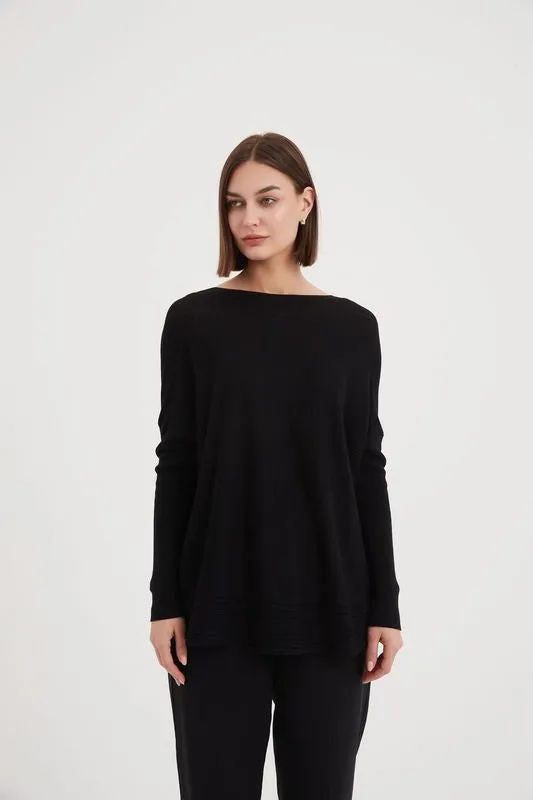 Wide Neck Knit