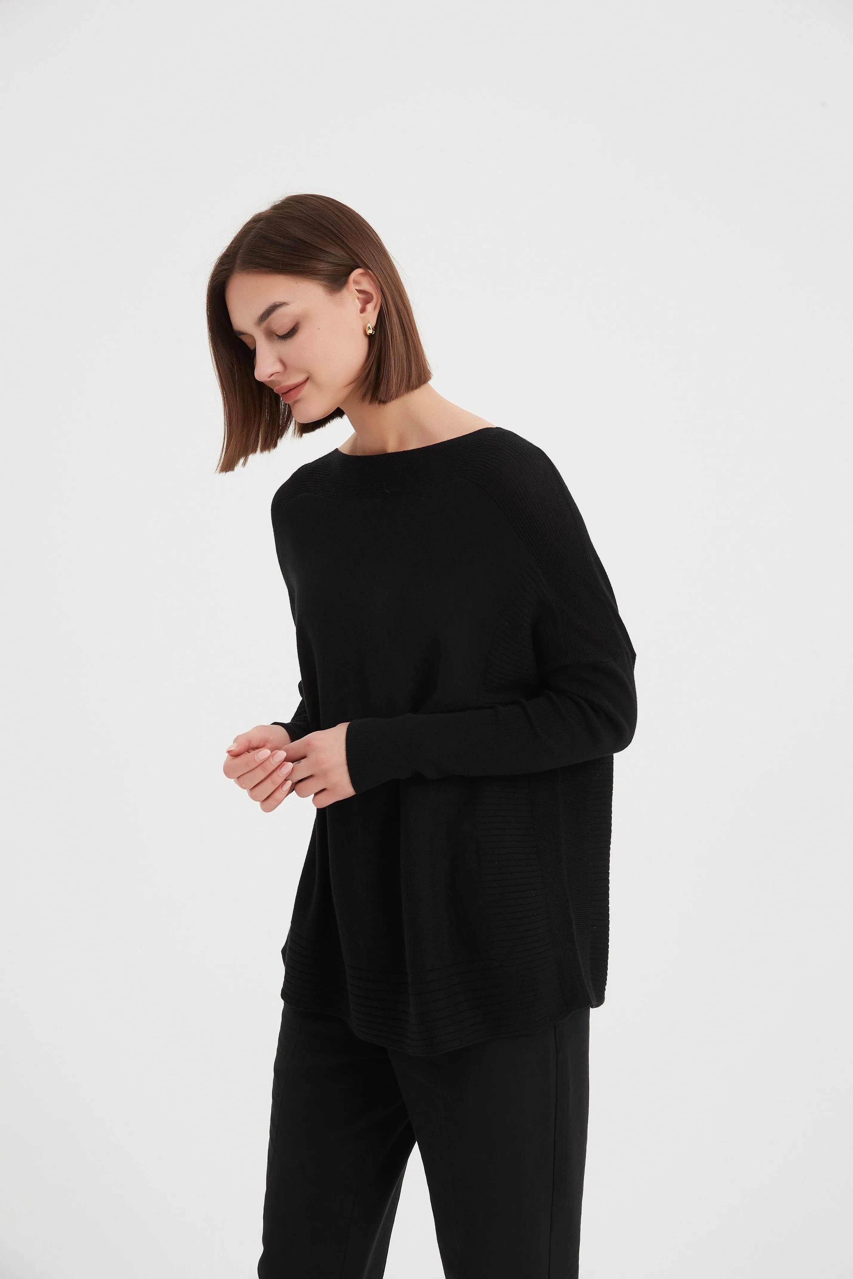 Wide Neck Knit