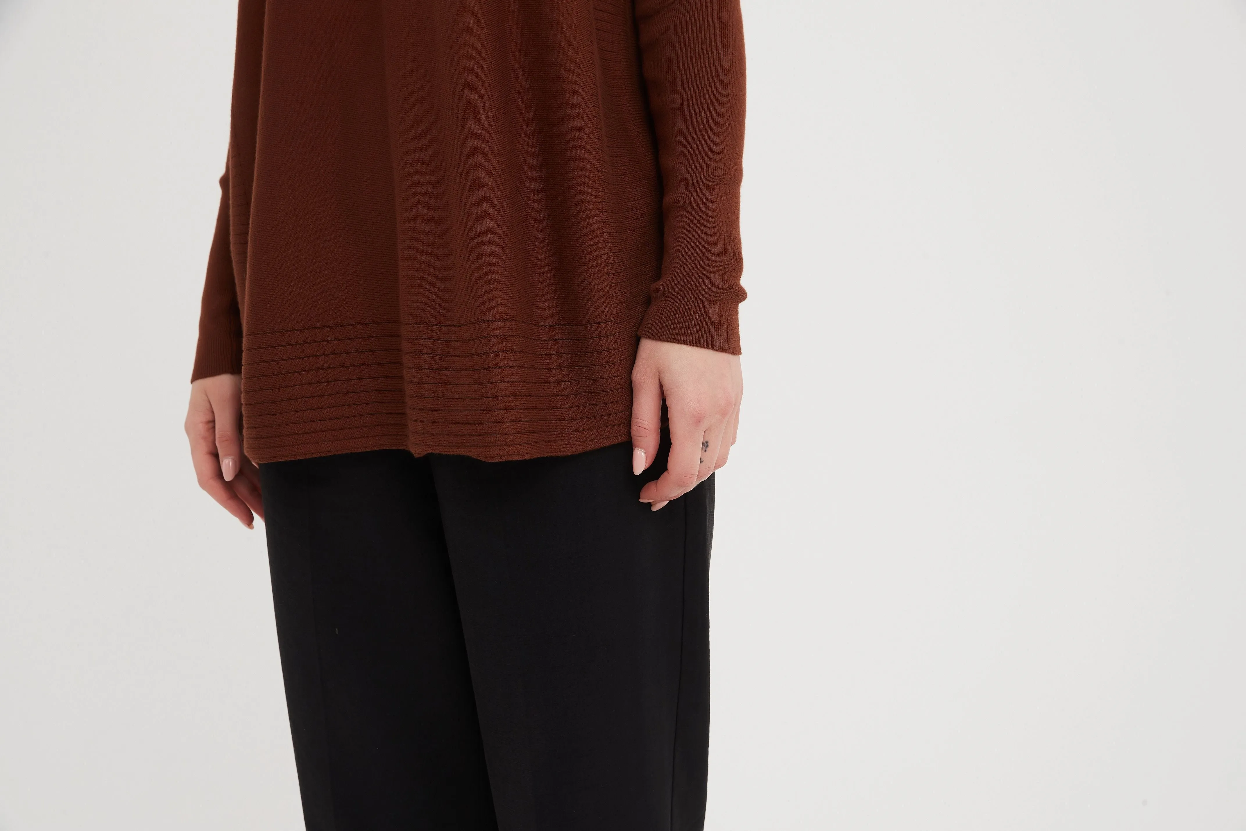 Wide Neck Knit
