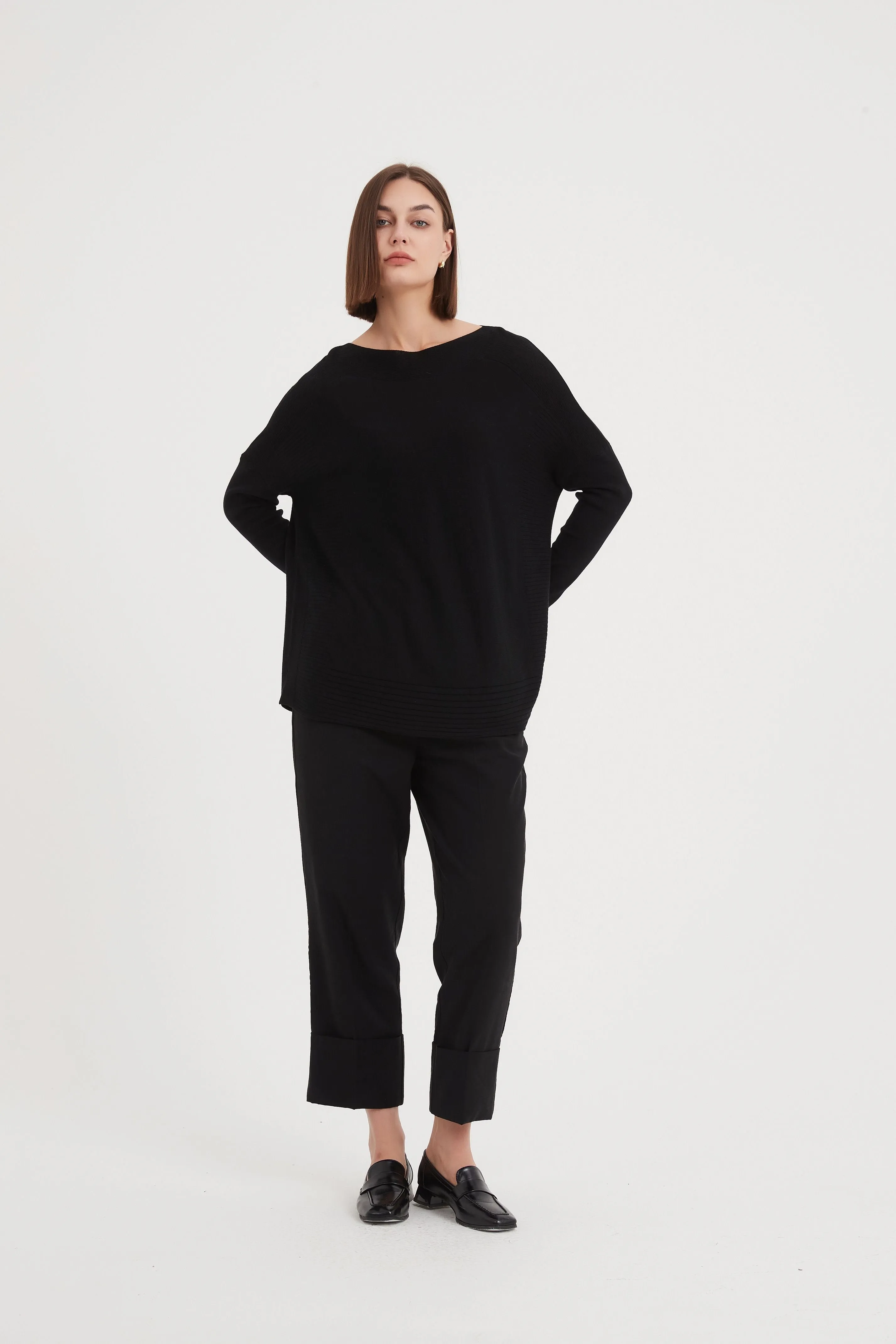 Wide Neck Knit