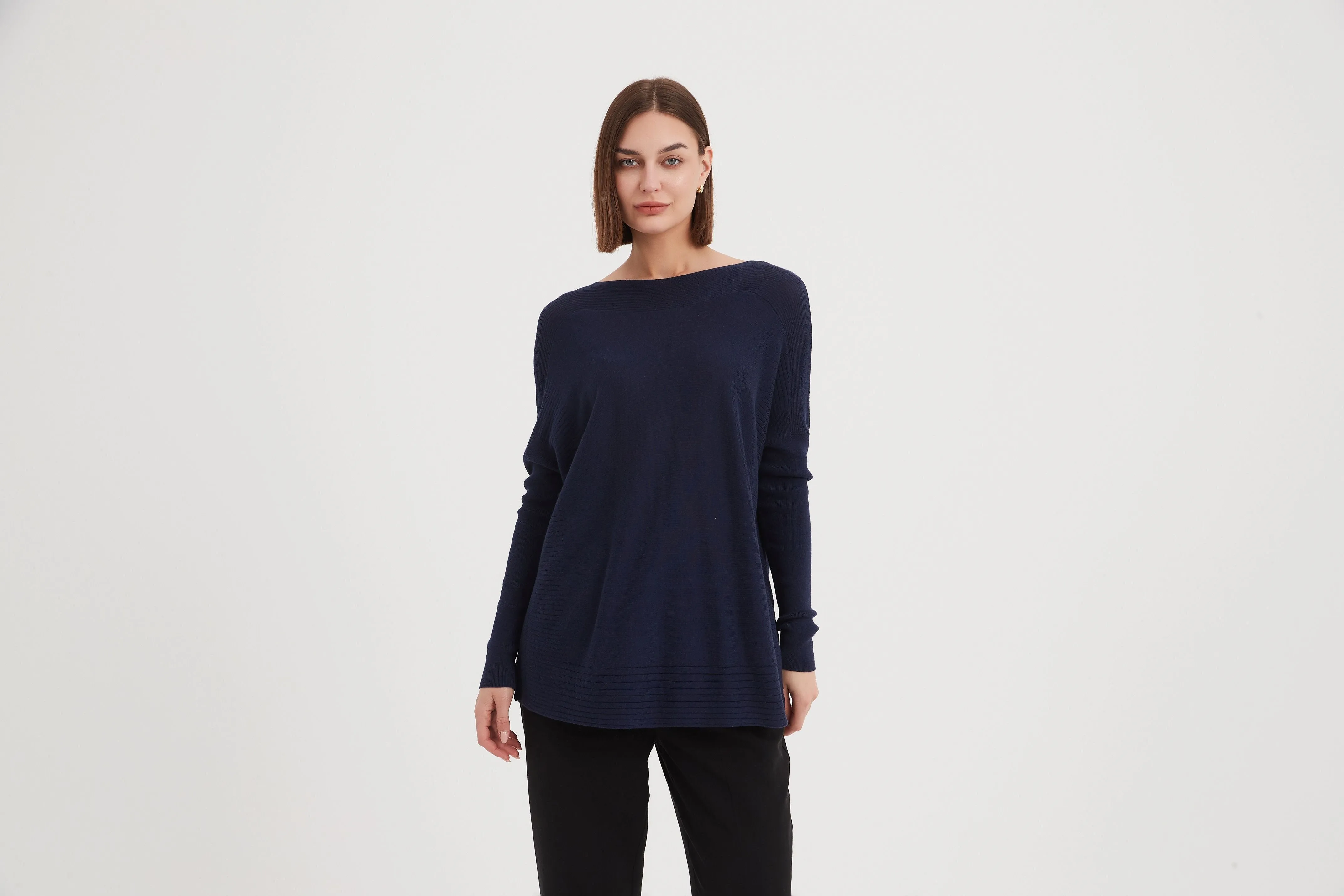 Wide Neck Knit