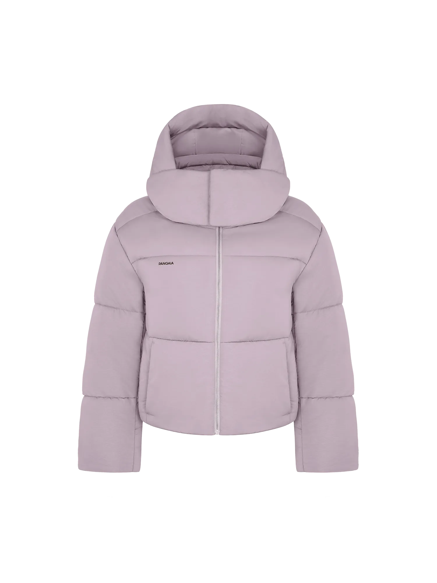Women's DNA Flower-Warmth Cropped Puffer—raisin purple