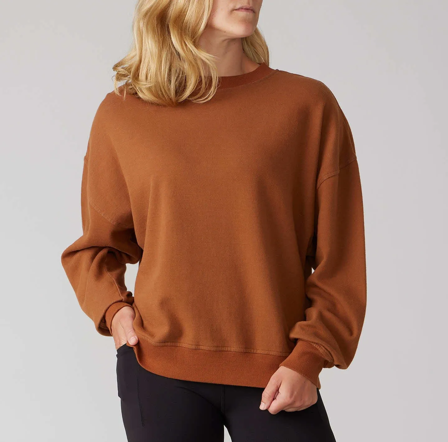 Women's Double-Knit Crew Sweatshirt