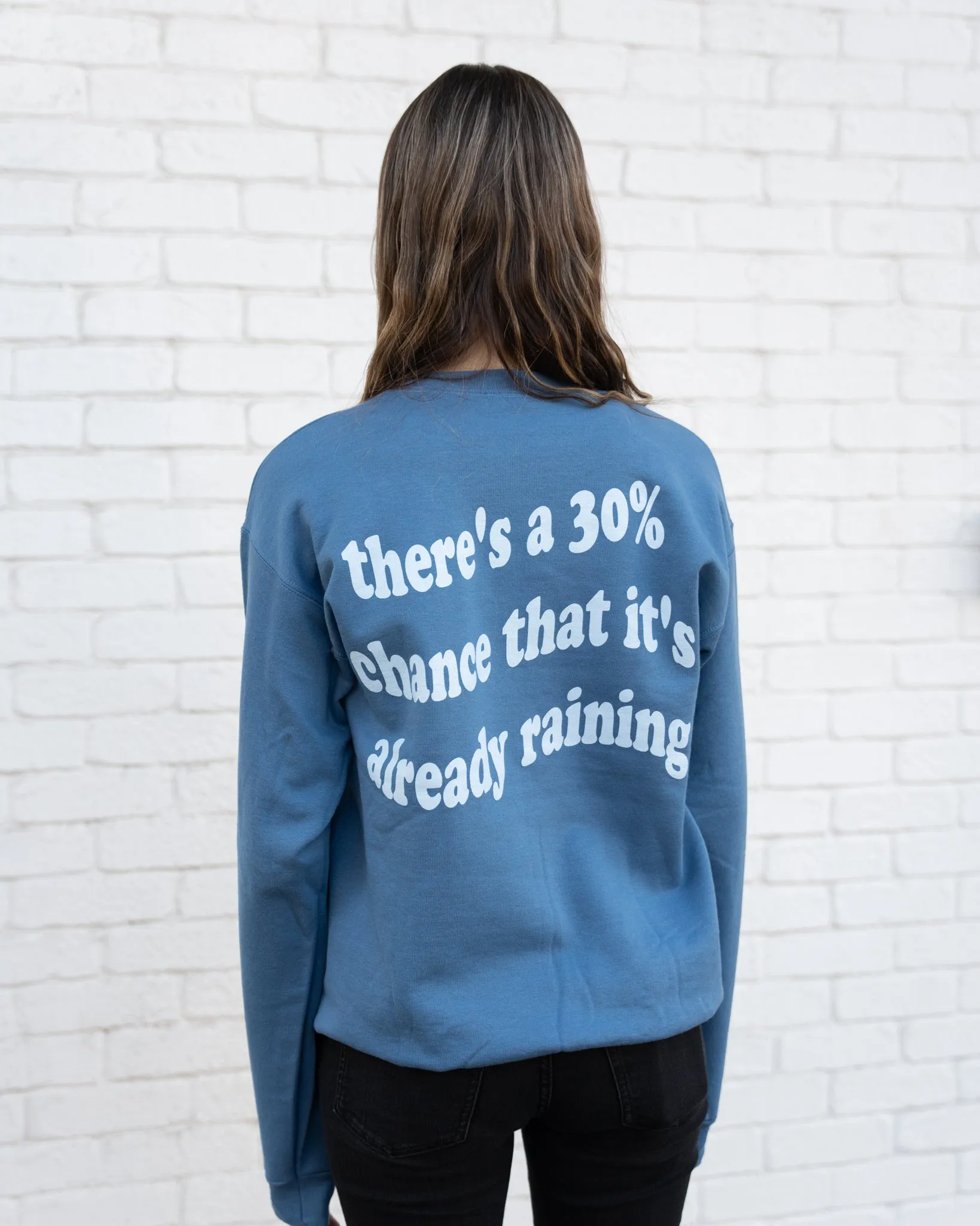 Women's Mean Girls "It's Raining" L/S Crewneck Sweatshirt