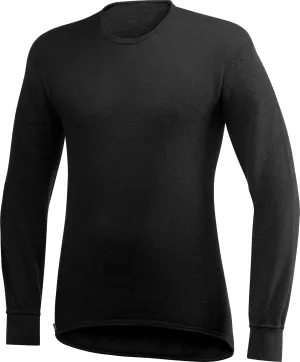 Woolpower Crewneck 200 Black | Buy Woolpower Crewneck 200 Black here | Outnorth