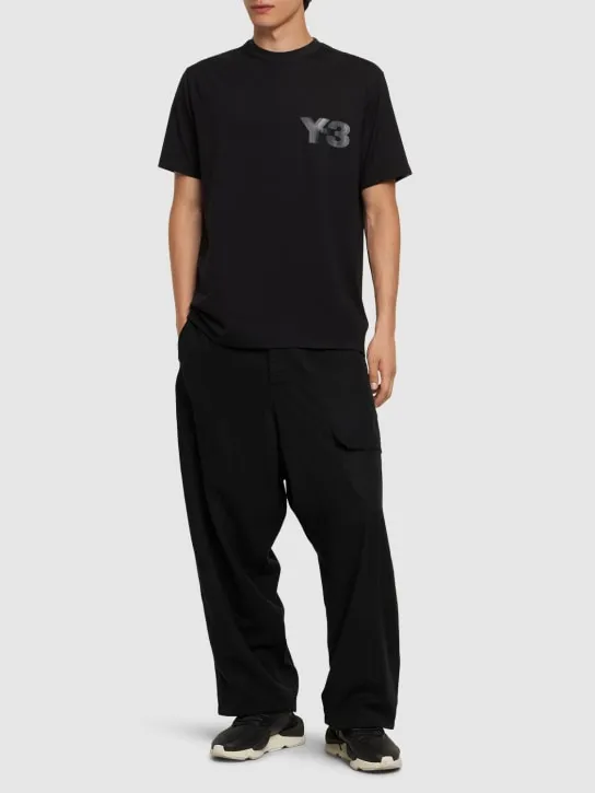 Y-3   Y-3 Logo cotton short-sleeved t-shirt 