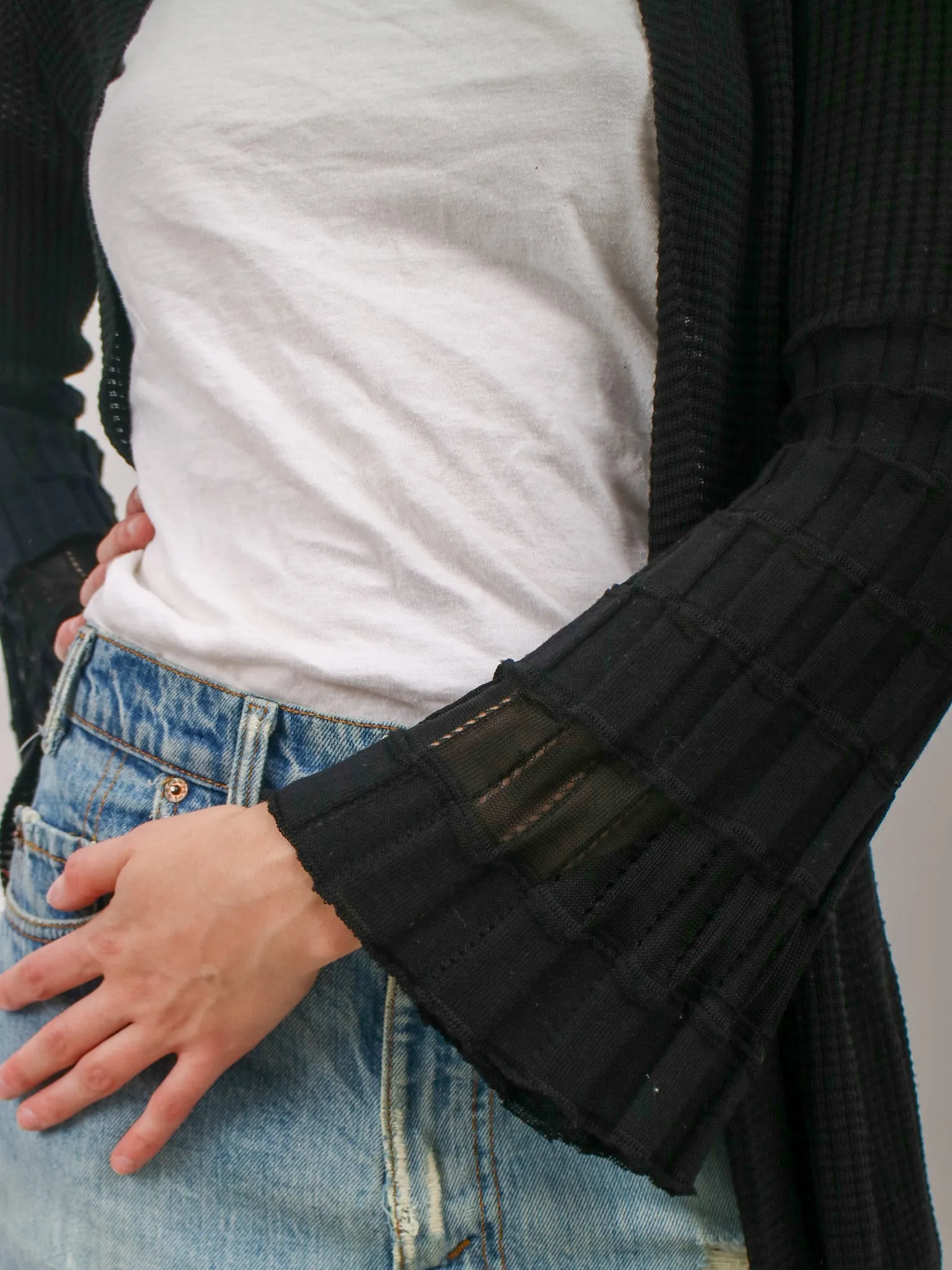 Y2K 2000s Missoni Black Knit Cardigan