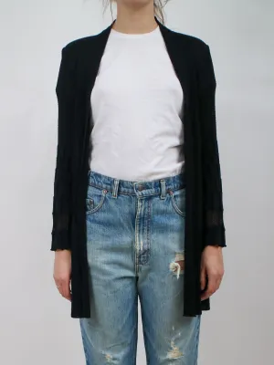 Y2K 2000s Missoni Black Knit Cardigan